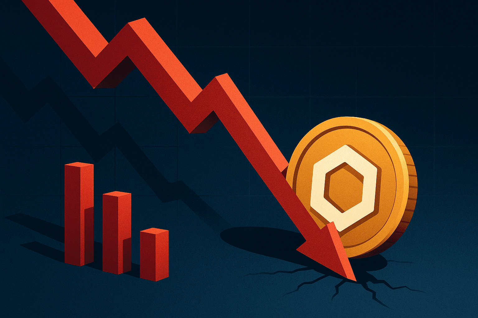 Chainlink Falls to $13 Amid Prolonged Bear Market