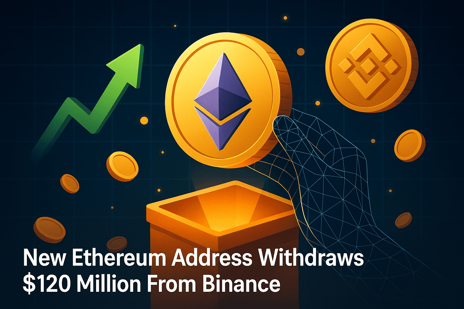 新規イーサリアムおよびソラナアドレス、大規模な取引所出金を記録