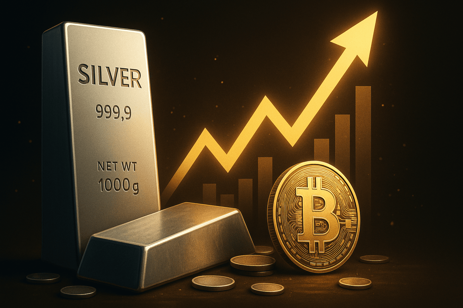 Silver Futures Surge Past $59 Per Ounce, Setting Record High