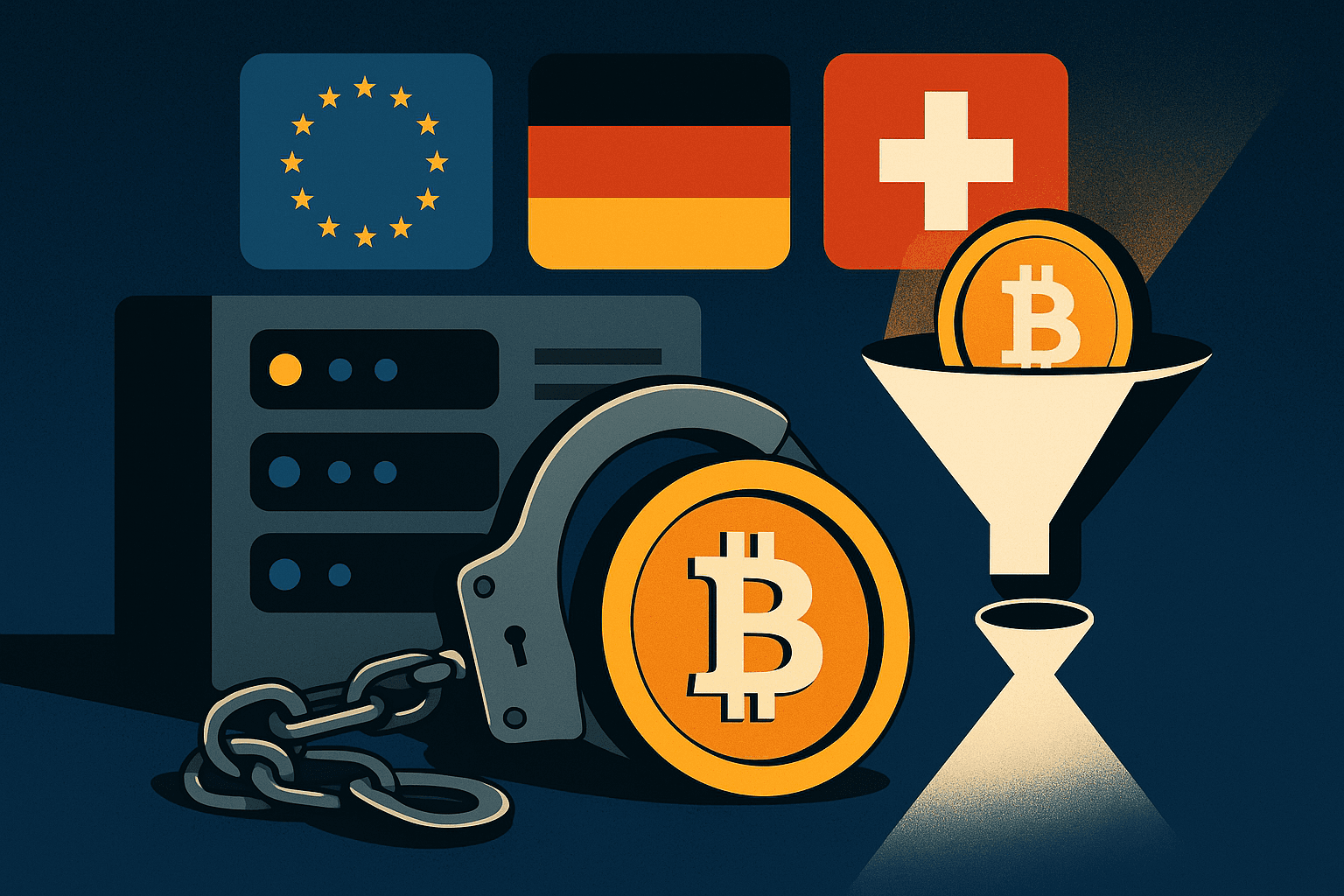 Europol, Germany, and Switzerland Seize Crypto Mixer Processing $1.3 Billion in Bitcoin