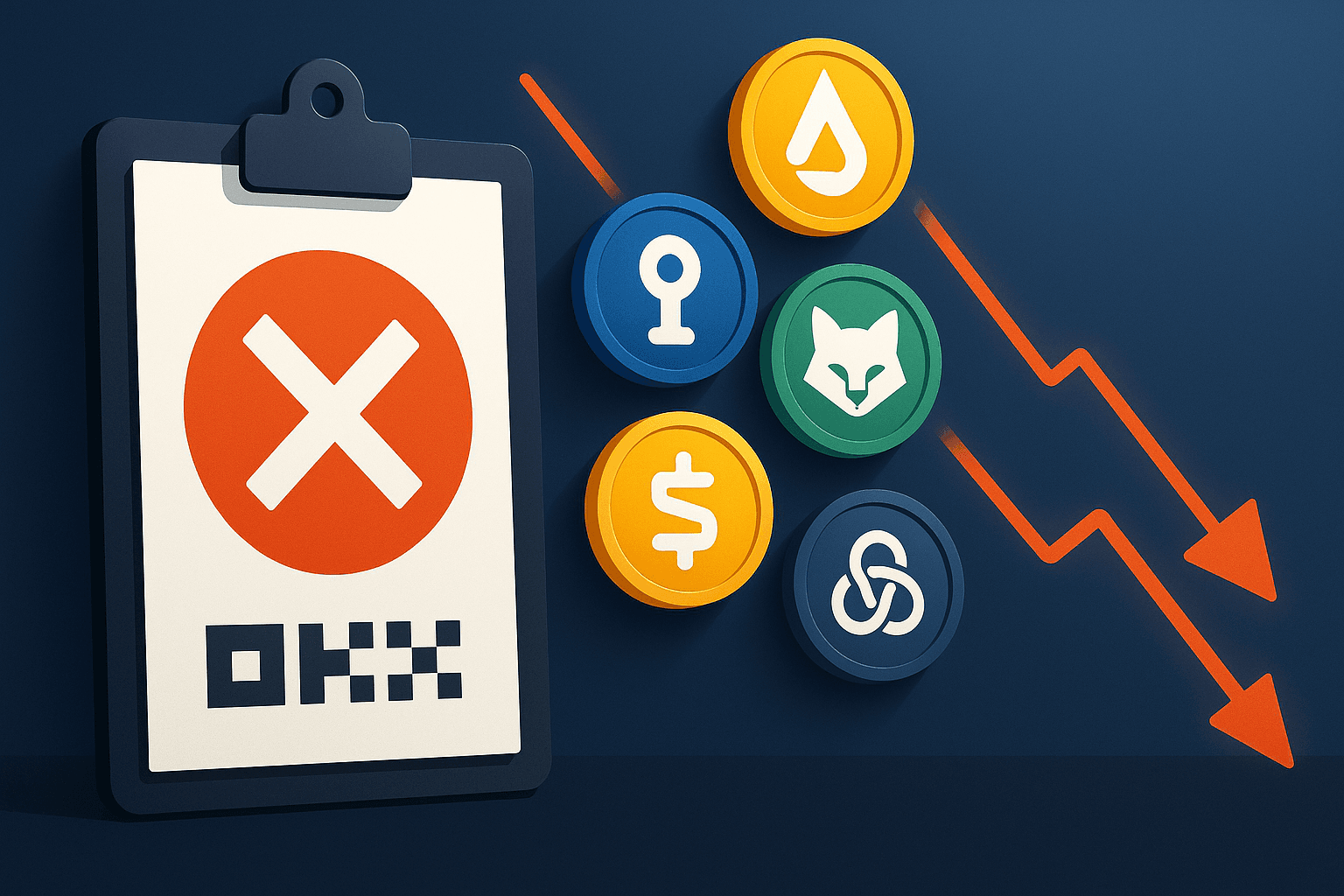 OKX to Delist Five Cryptocurrency Spot Pairs by March 2026