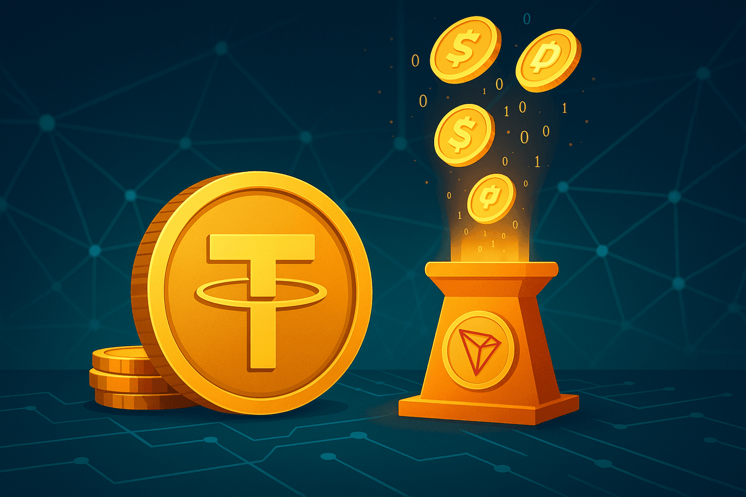 Tether Treasury Issues 1 Billion USDT on Tron Blockchain
