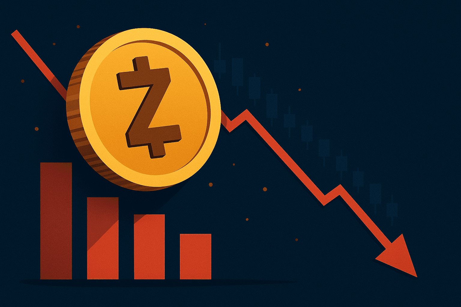 Zcash Price Falls Over 40% in One Week