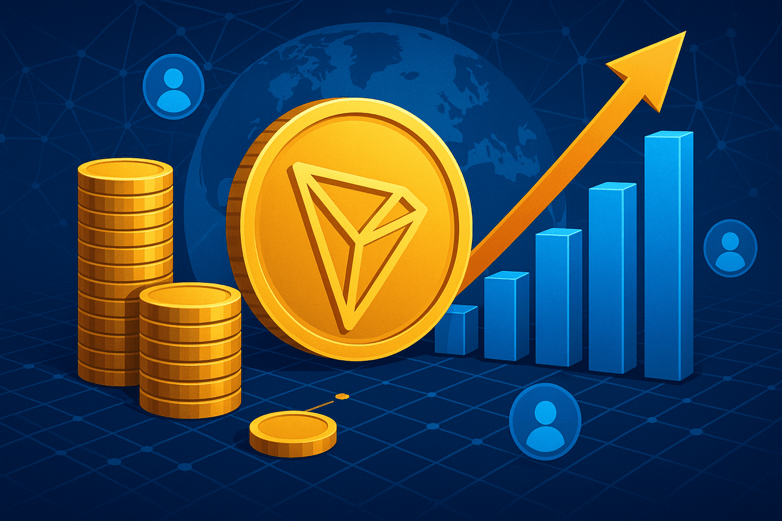 TRON Accounts Surpass 350 Million as Transfer Volume Tops $23 Trillion