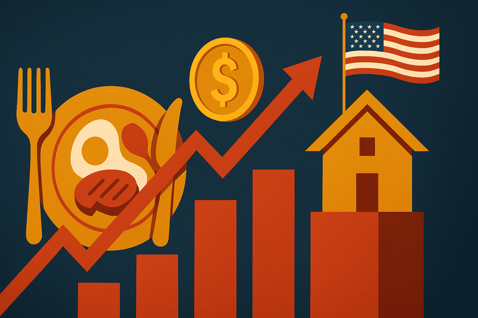 U.S. Food and Shelter Costs Reach Record Highs Since 2021