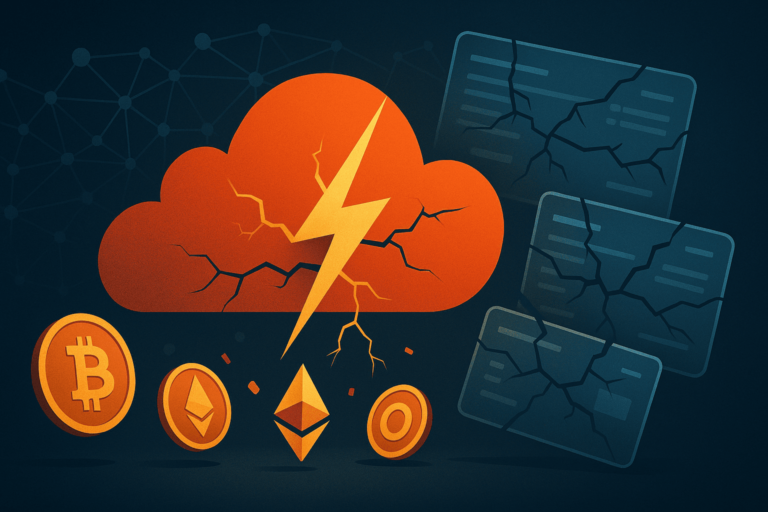 Cloudflare Outage Disrupts Interfaces of Major Crypto Platforms