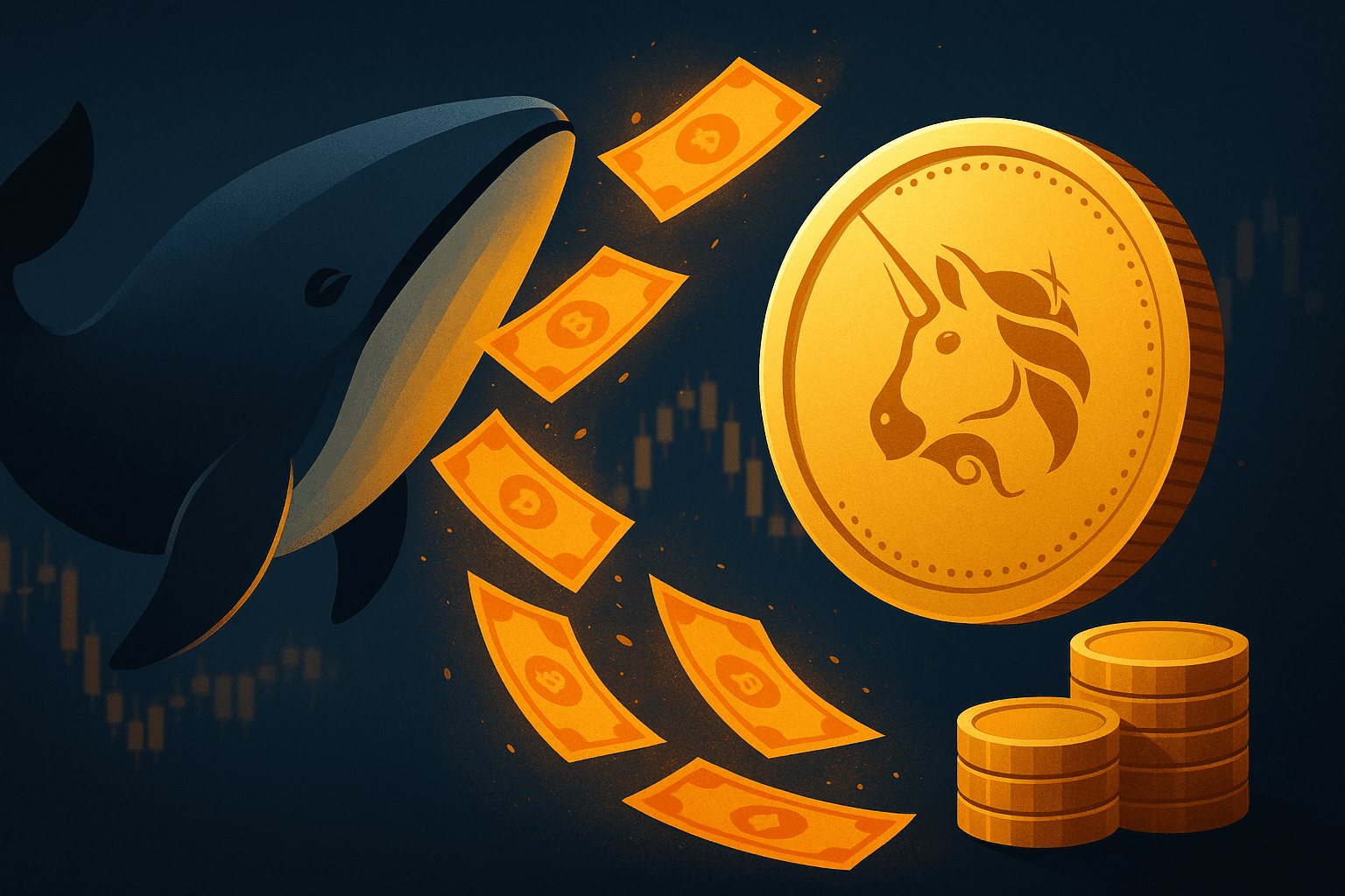 Whale Wallet Withdraws $6.48M in UNI From Bybit, Binance, and OKX Amid Market Movements