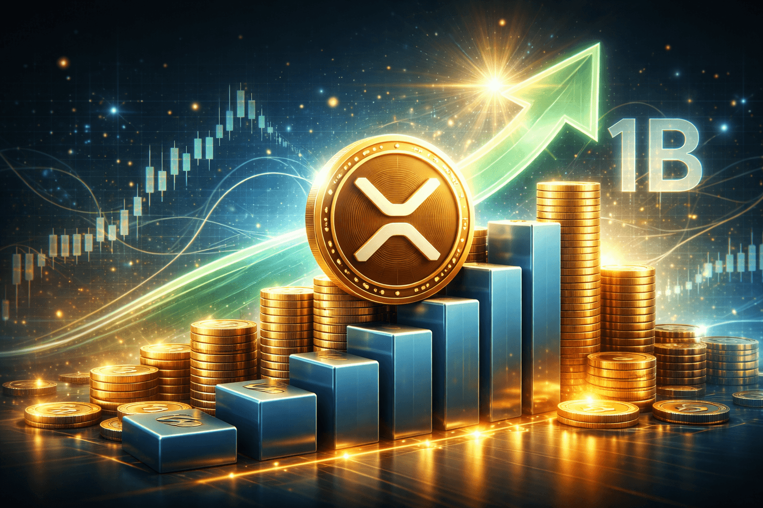 Ripple CEO Reports XRP Spot ETFs Surpass $1B AUM in Under a Month