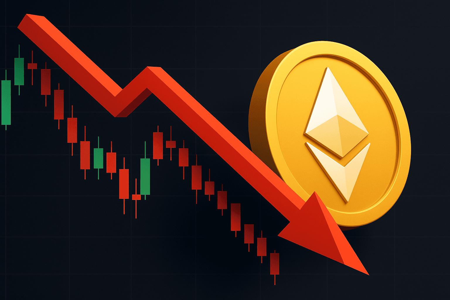 Ethereum Falls Below $3,200 Amid Market Pullback