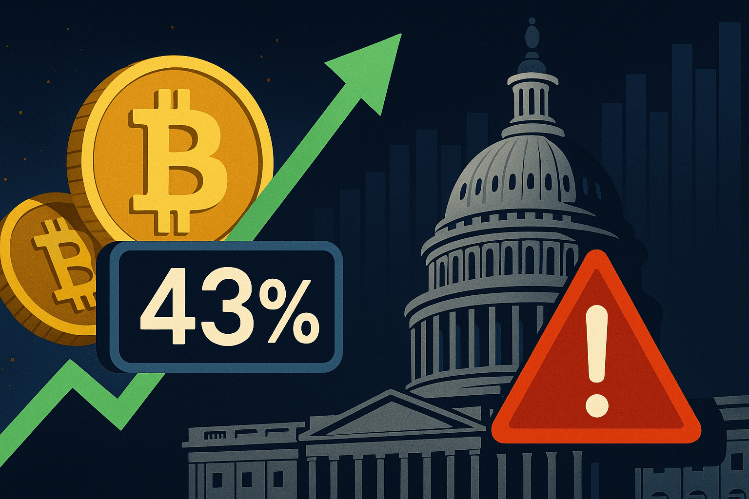 Kalshi Sees 43% Chance of U.S. Government Shutdown by Jan. 31, 2026