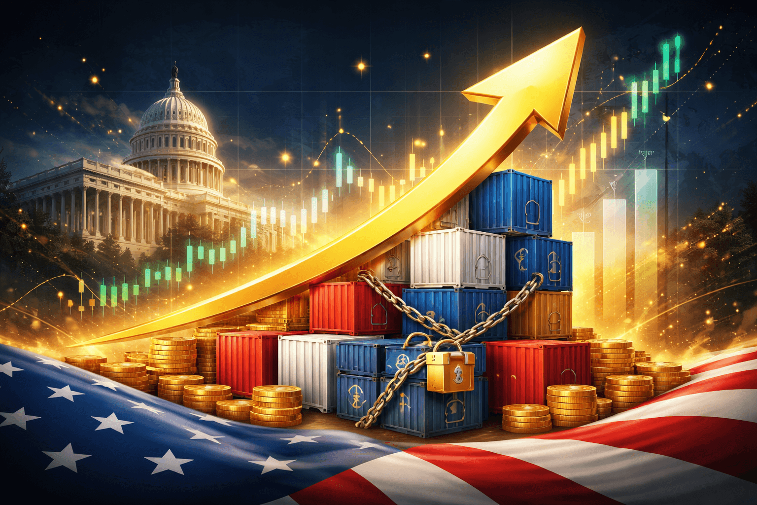 President Trump Attributes Stock Market Record Highs to Tariffs