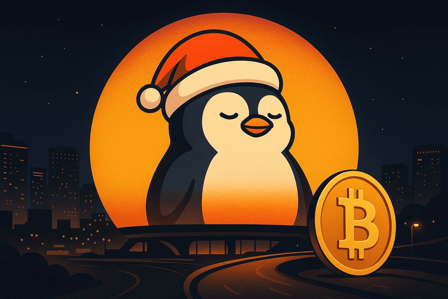 Pudgy Penguins Secures $500K Christmas Ad Spot at Las Vegas Sphere