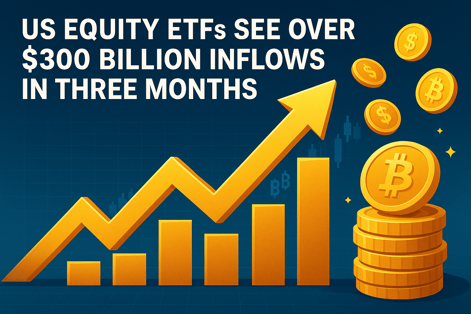 US Equity ETFs See Over $300 Billion Inflows in Three Months