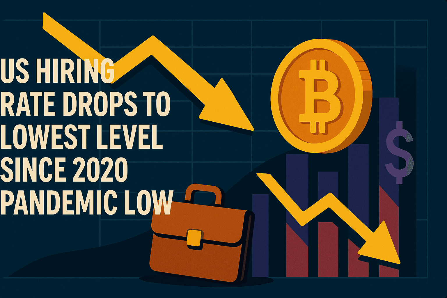 US Hiring Rate Drops to Lowest Level Since 2020 Pandemic Low