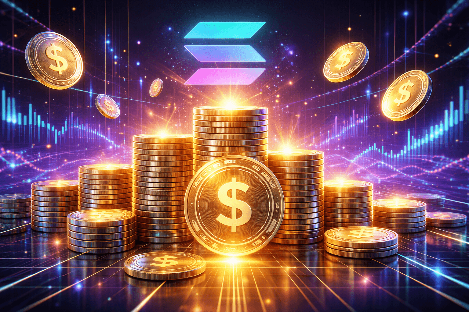 Solana Stablecoin (crypto pegged to fiat) Supply Reaches Record High