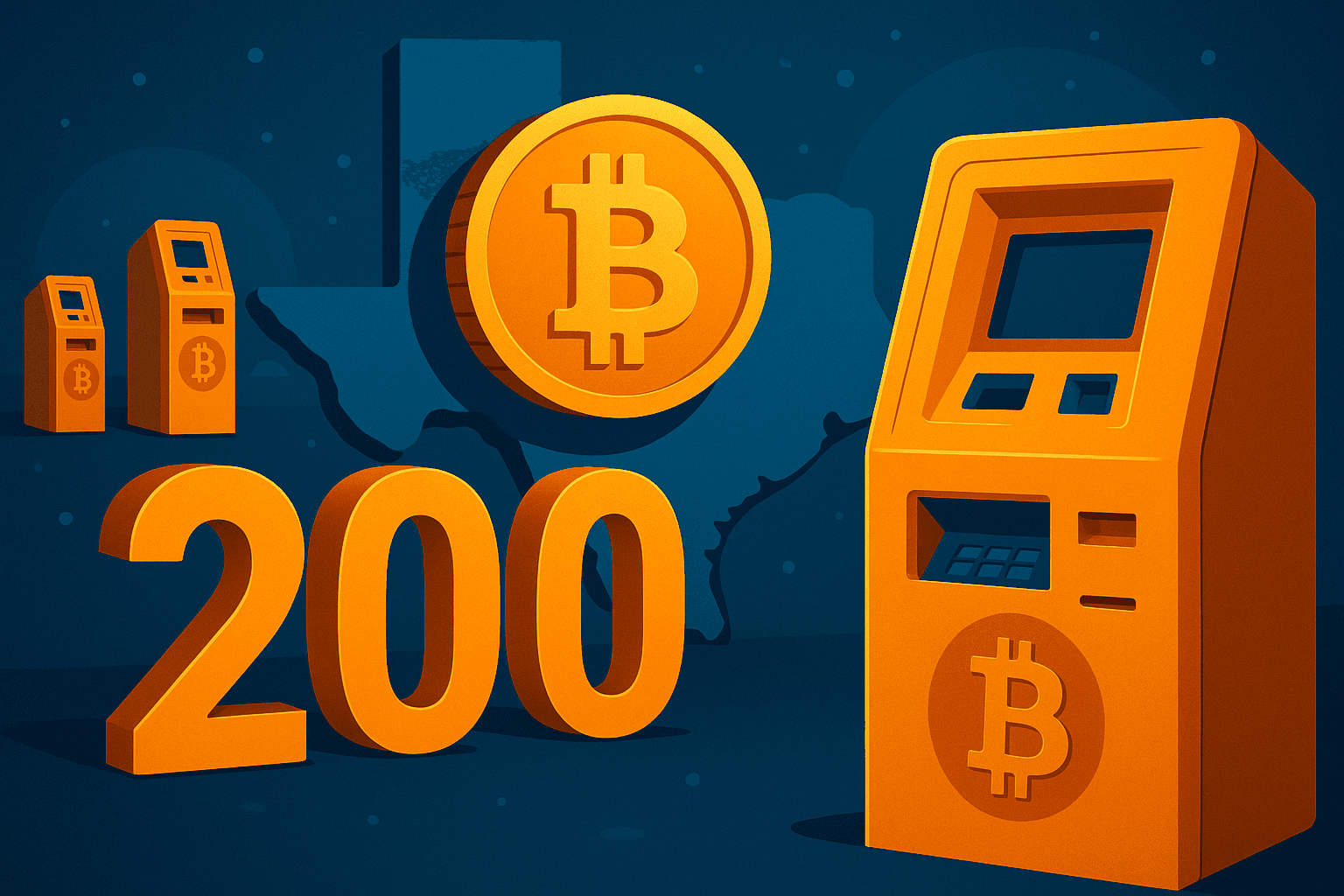 Bitcoin Bancorp to Deploy Up to 200 Crypto ATMs in Texas in Q1 2026