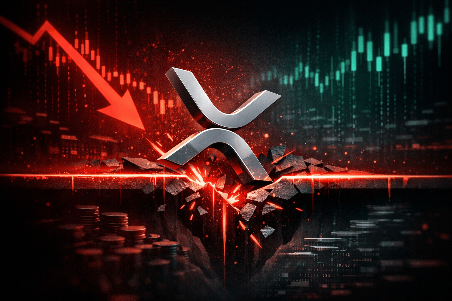 XRP Falls Below $1.93 Support as Trading Volume Surges 78%