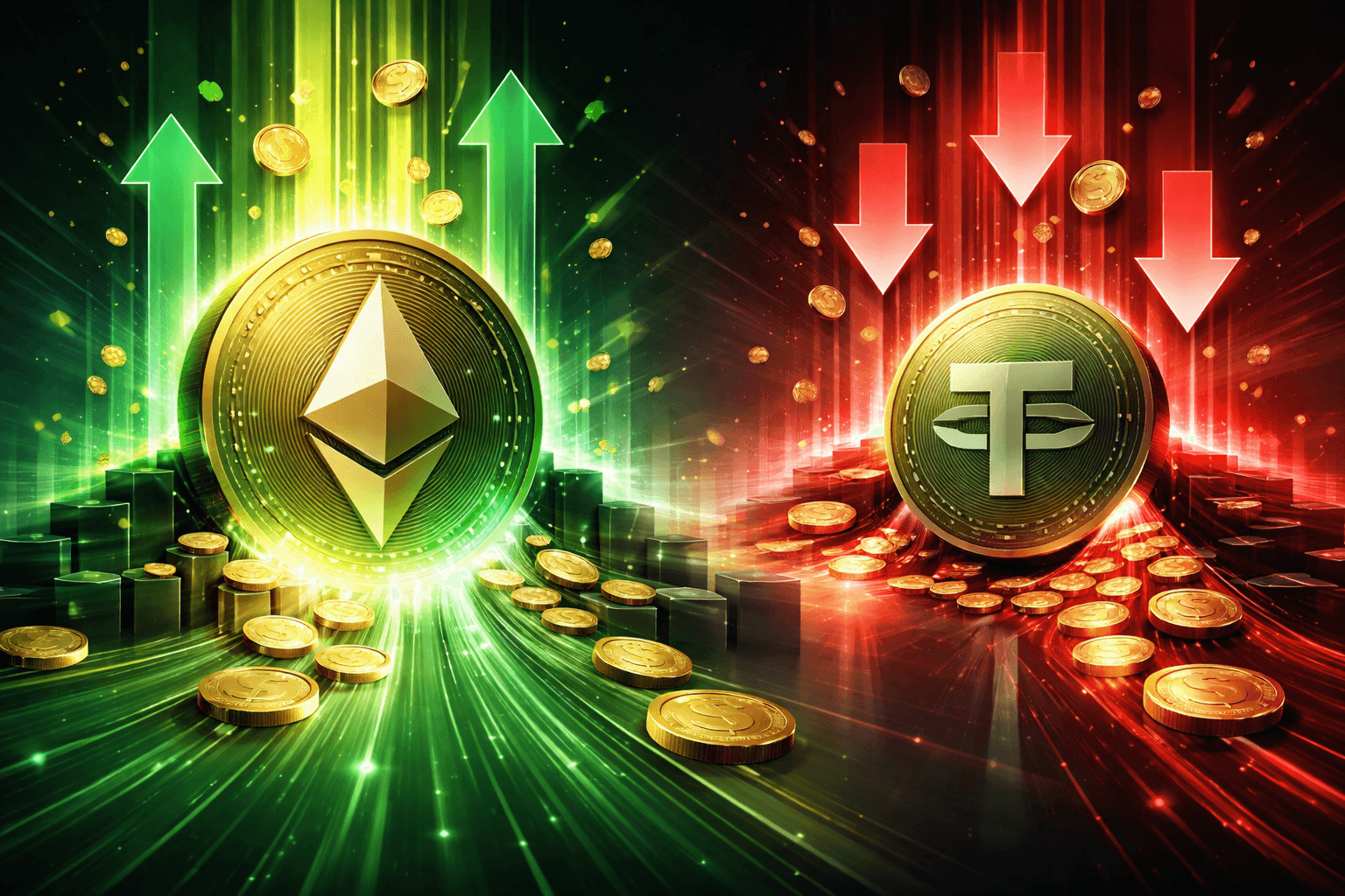Ethereum Records $542.51 Million in Daily Inflows, USDT Leads Outflows