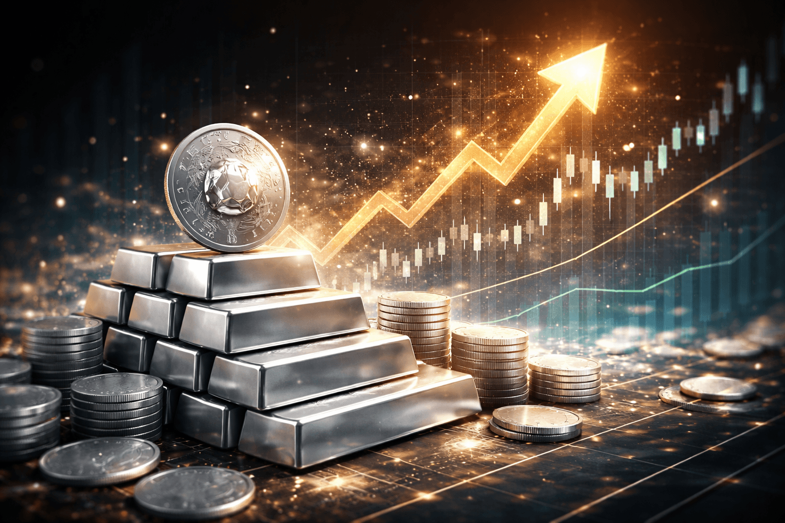 Silver Price Reaches Record High Above $75