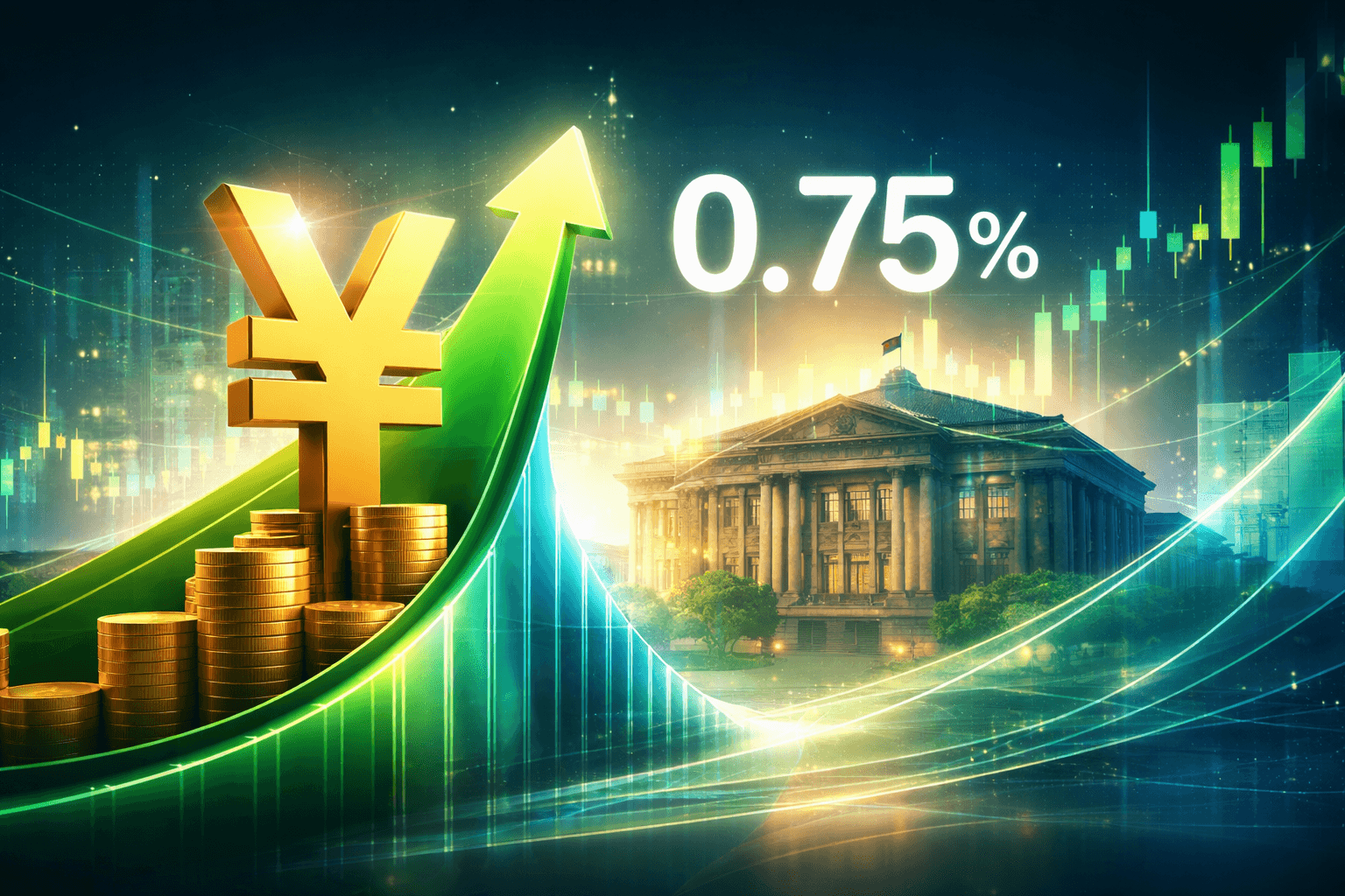 Bank of Japan Confirms Interest Rate Hike to 0.75% Within Three Days