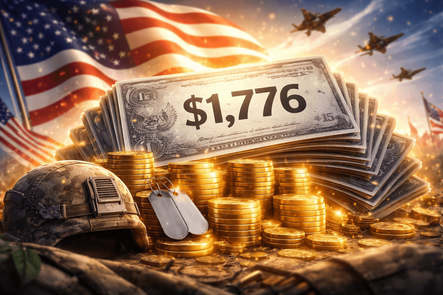 President Trump Announces $1,776 'Warrior Dividend' for 1,450,000 United States Soldiers