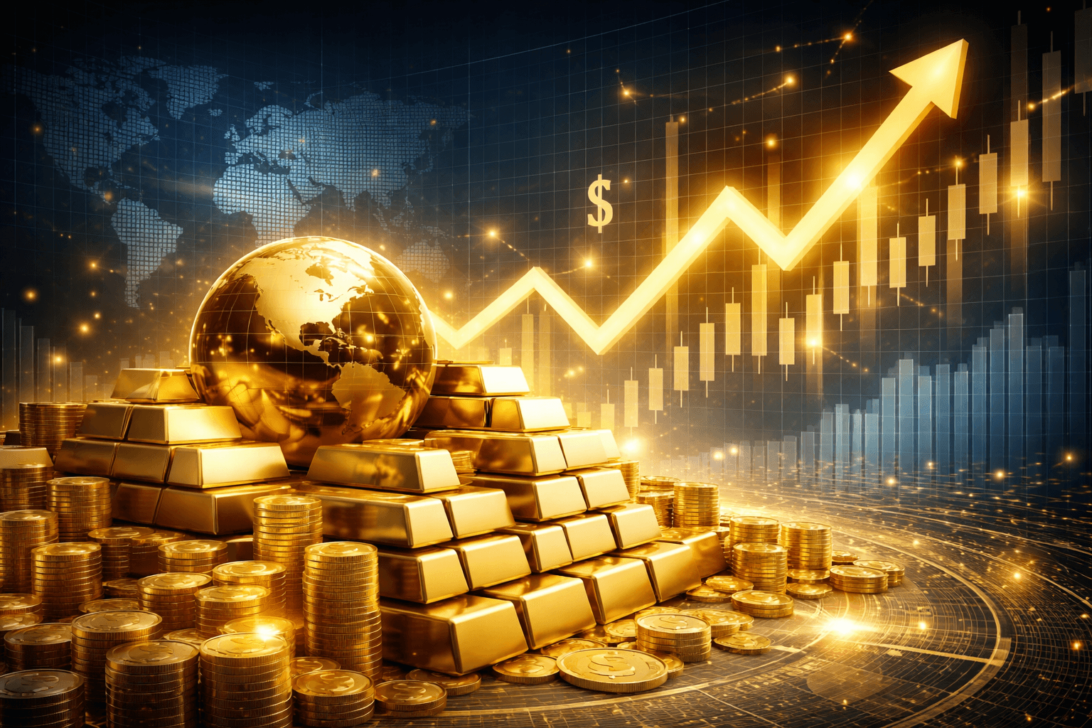 Global central banks (national monetary authorities) unofficial gold buying up to ~9,500 tonnes since 2010 — 64% above reported totals