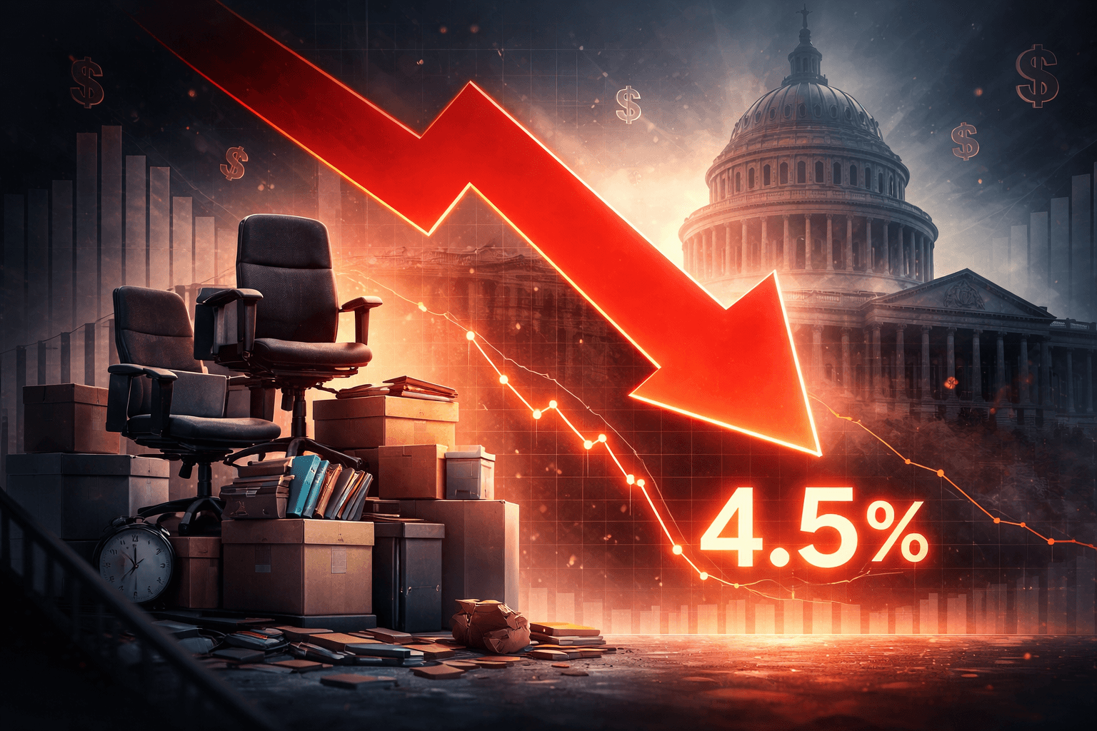 Trump Links Rise in Unemployment to Government Workforce Cuts