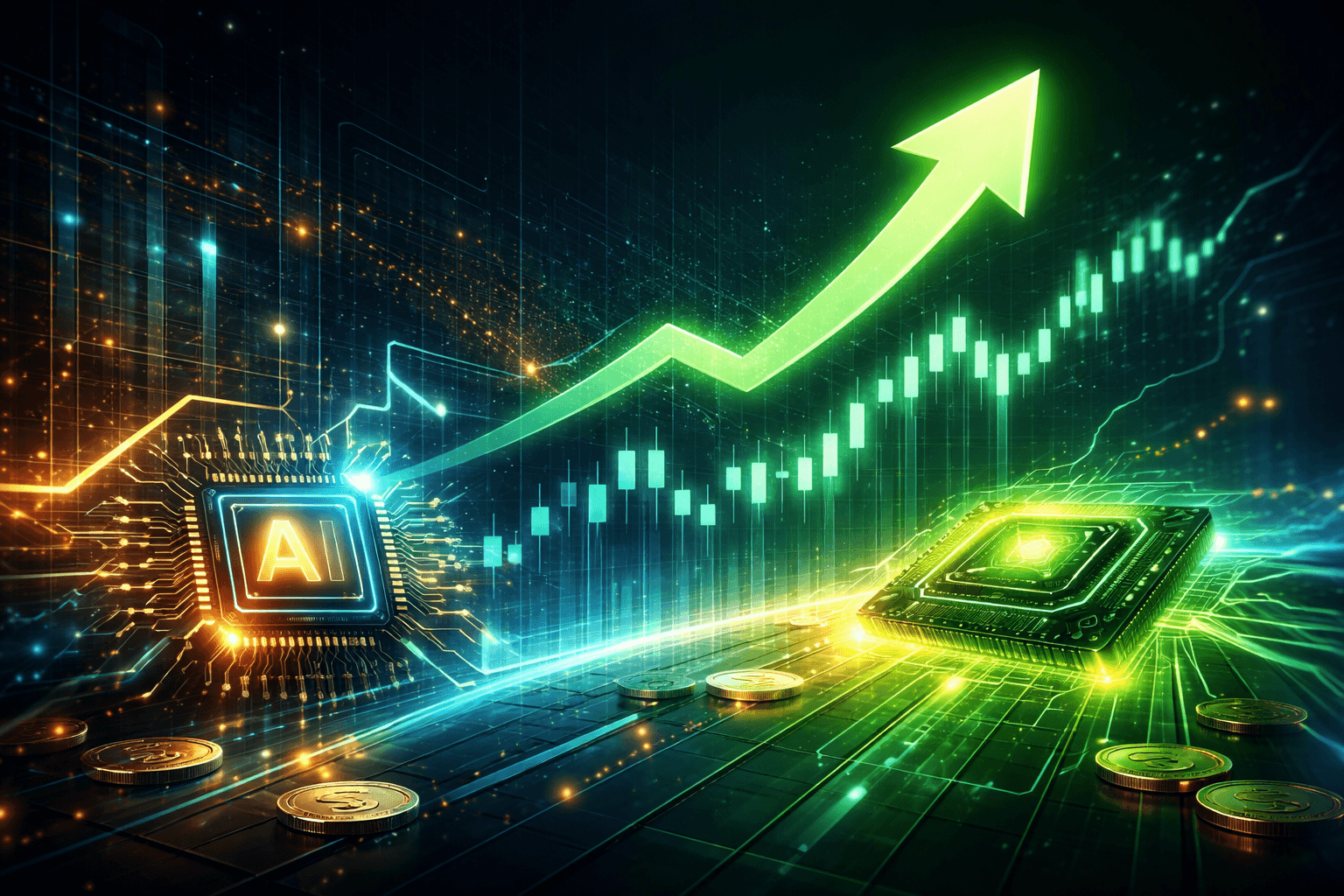 Dow, S&P 500, Nasdaq Rise as Oracle and Nvidia Lead AI Trade Rebound