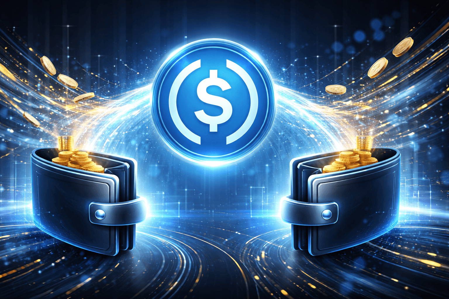 Over $300 Million in USDC Transferred Between Unknown Wallets