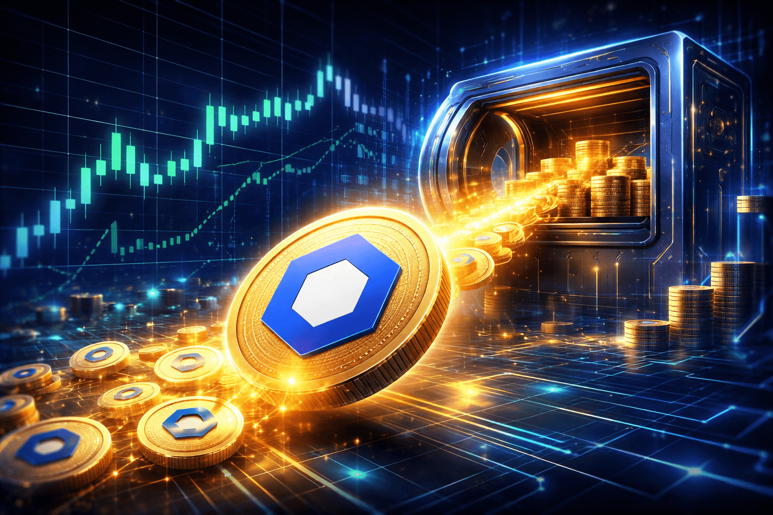 On-Chain Analyst Reports Large LINK Withdrawals from Binance