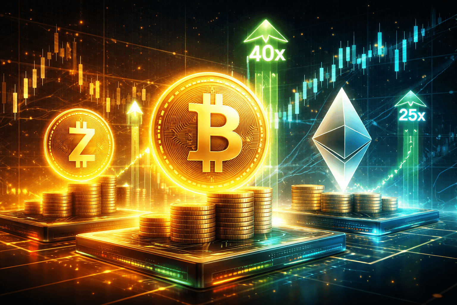 Trader Opens High-Leverage ZEC, BTC, and ETH Long Positions Worth Over $23 Million