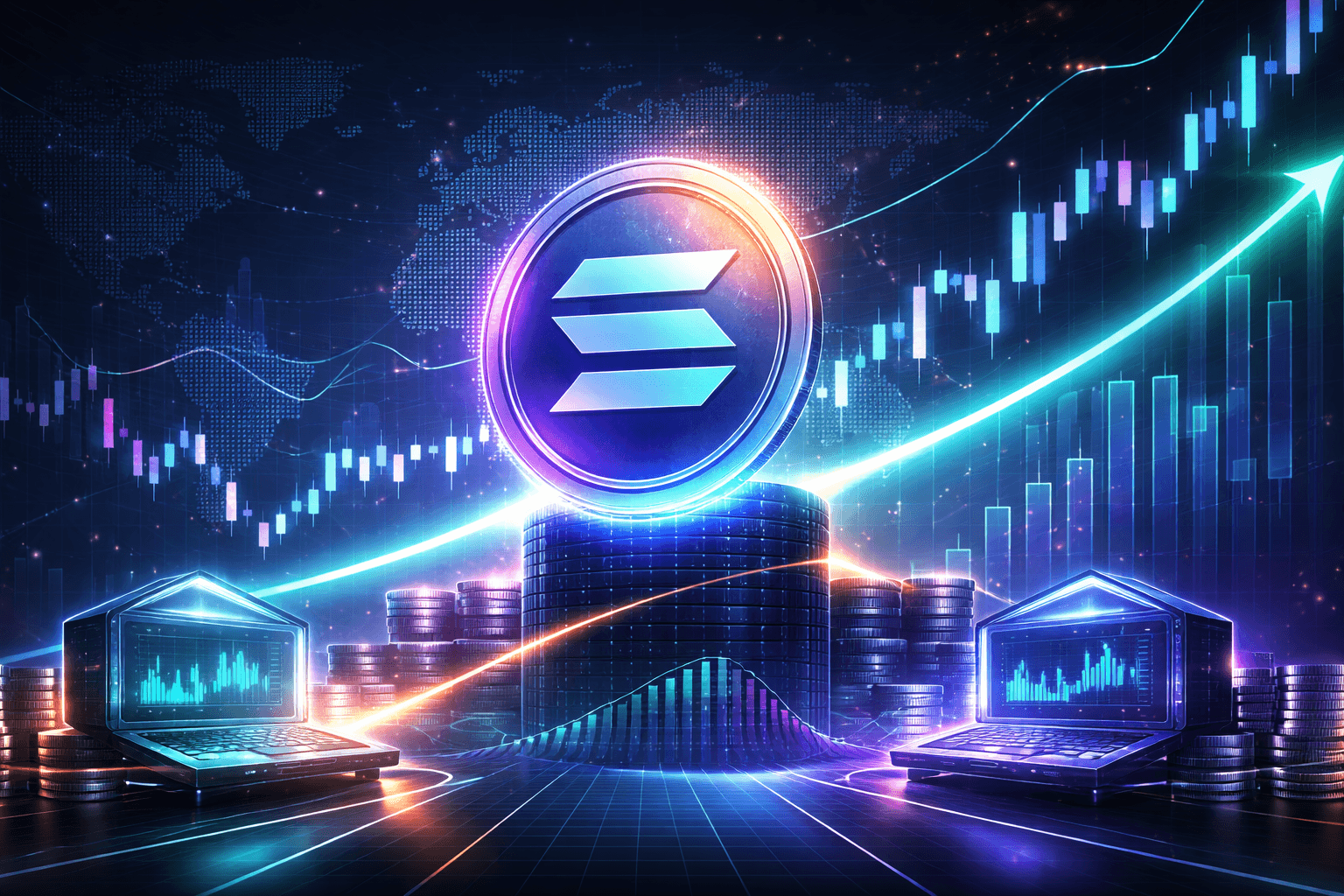 Solana On-Chain Trading Volume Surpasses Major Exchanges for Three Months