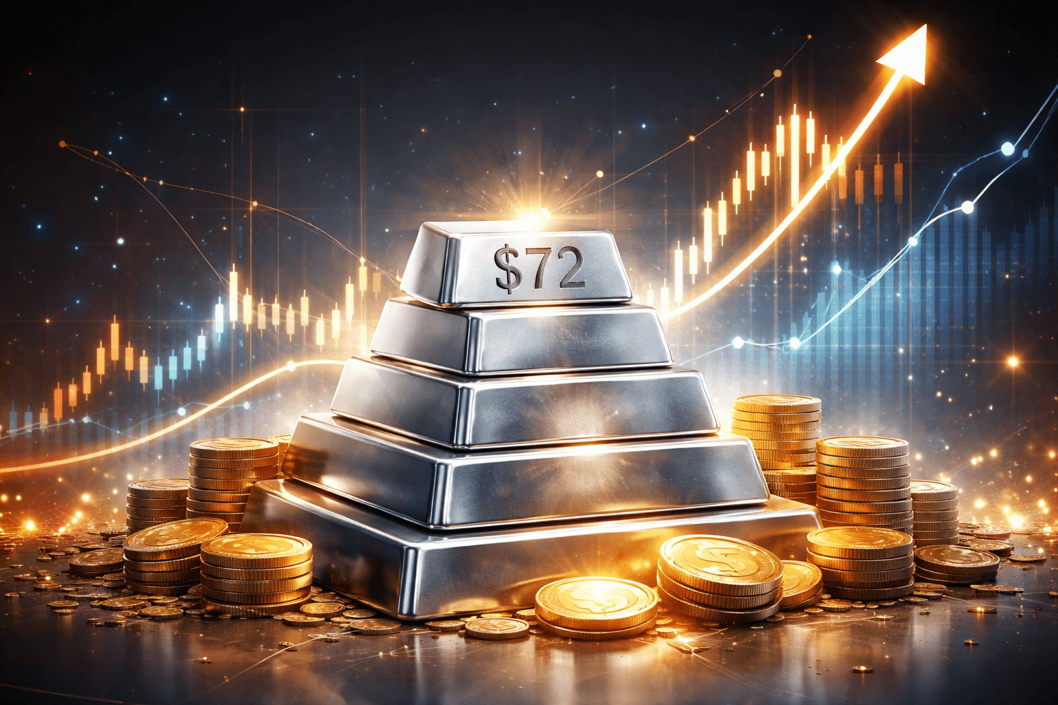 Silver Hits Record $72 Per Ounce, Overtakes Apple as 3rd Most Valuable Asset