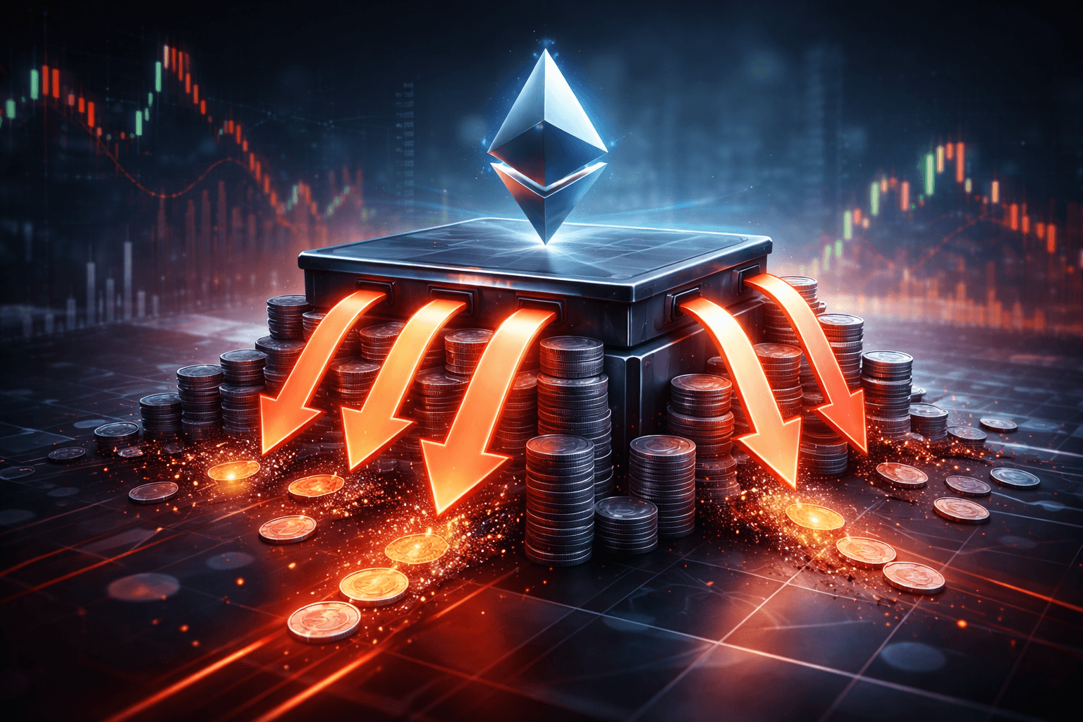 Ethereum Spot ETFs See $98 Million Net Outflows on January 7