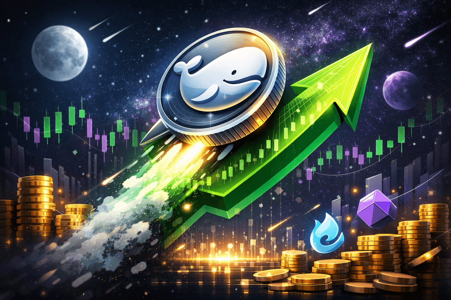 ソラナのミームコイン部門が後退する中、WhiteWhaleの時価総額が1億1070万ドルの新高値を記録