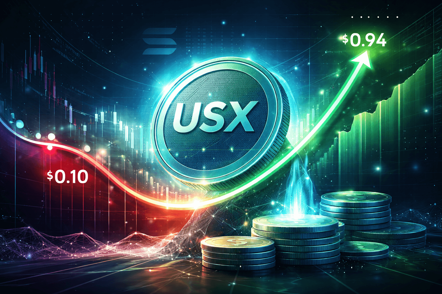 ソラナのUSXステーブルコイン、0.10ドルへの一時下落後に回復