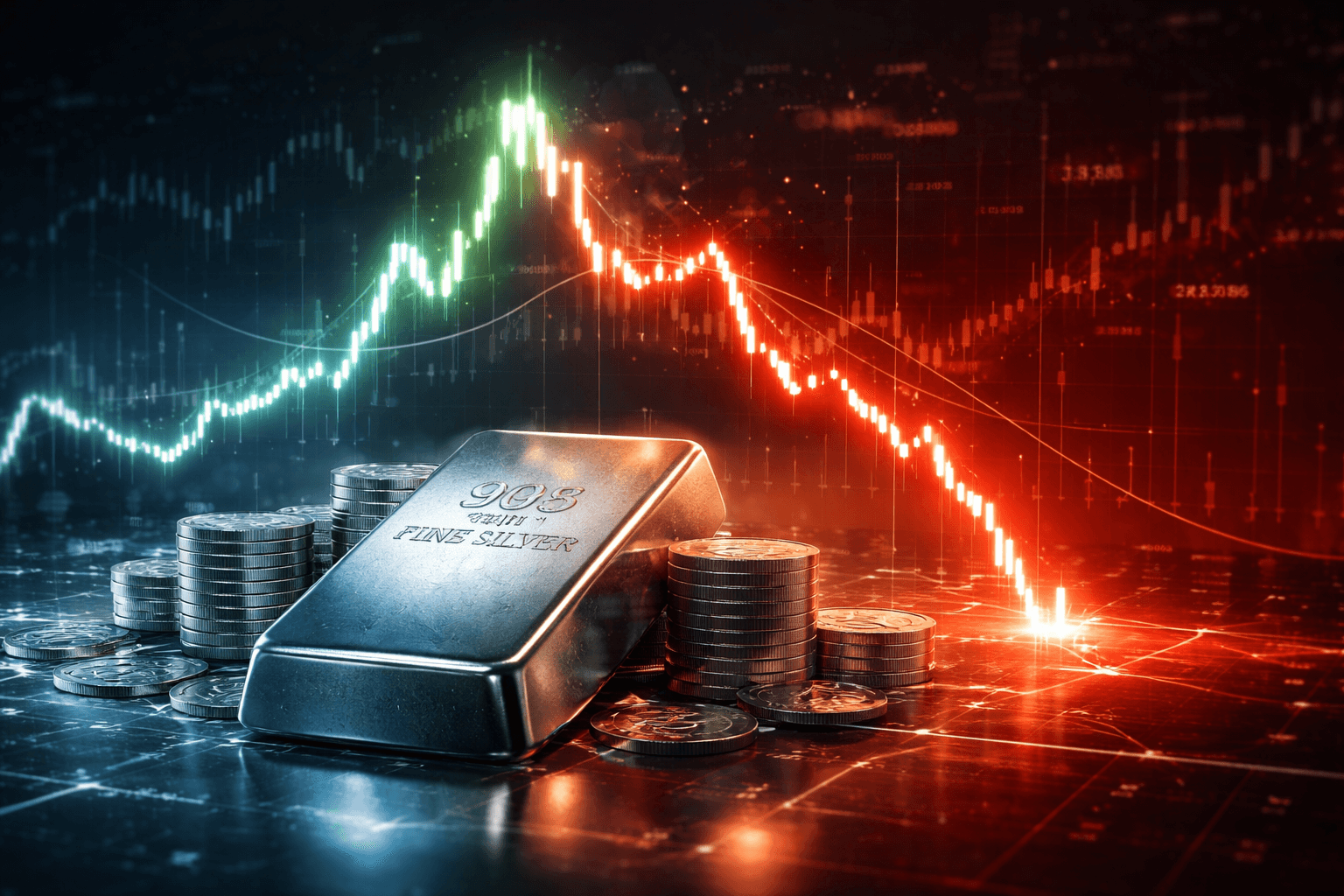 Silver Futures See Record High Before Sharp Drop Within 70 Minutes