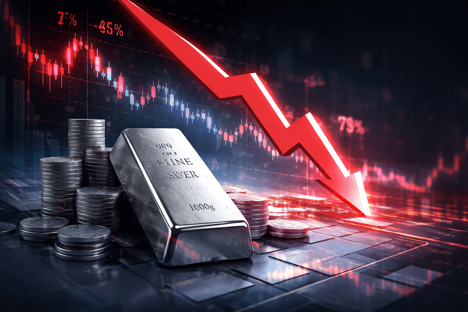 Polymarket Odds for Silver Futures Reaching $100/Oz in January Fall Sharply