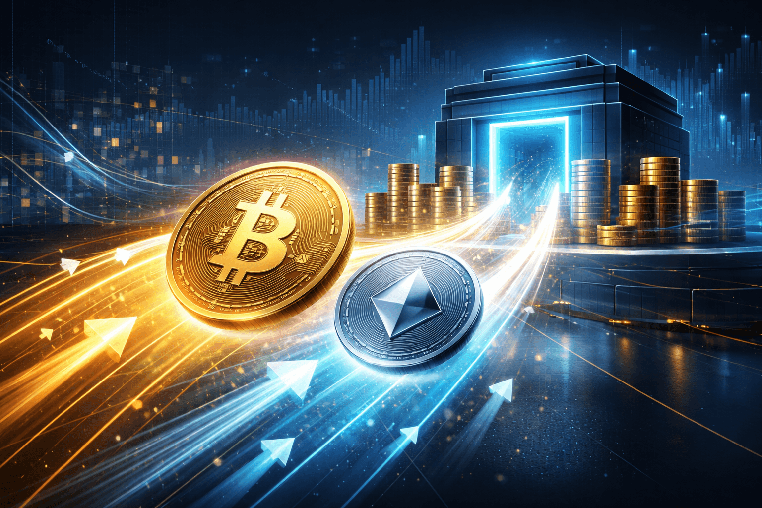 BlackRock Moves Large Bitcoin and Ethereum Holdings to Coinbase Exchange