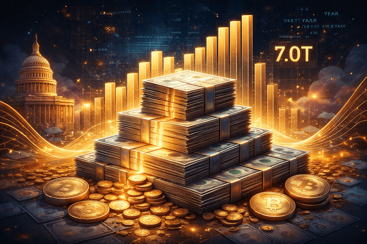 U.S. Federal Spending Hits $7 Trillion Over Past Year