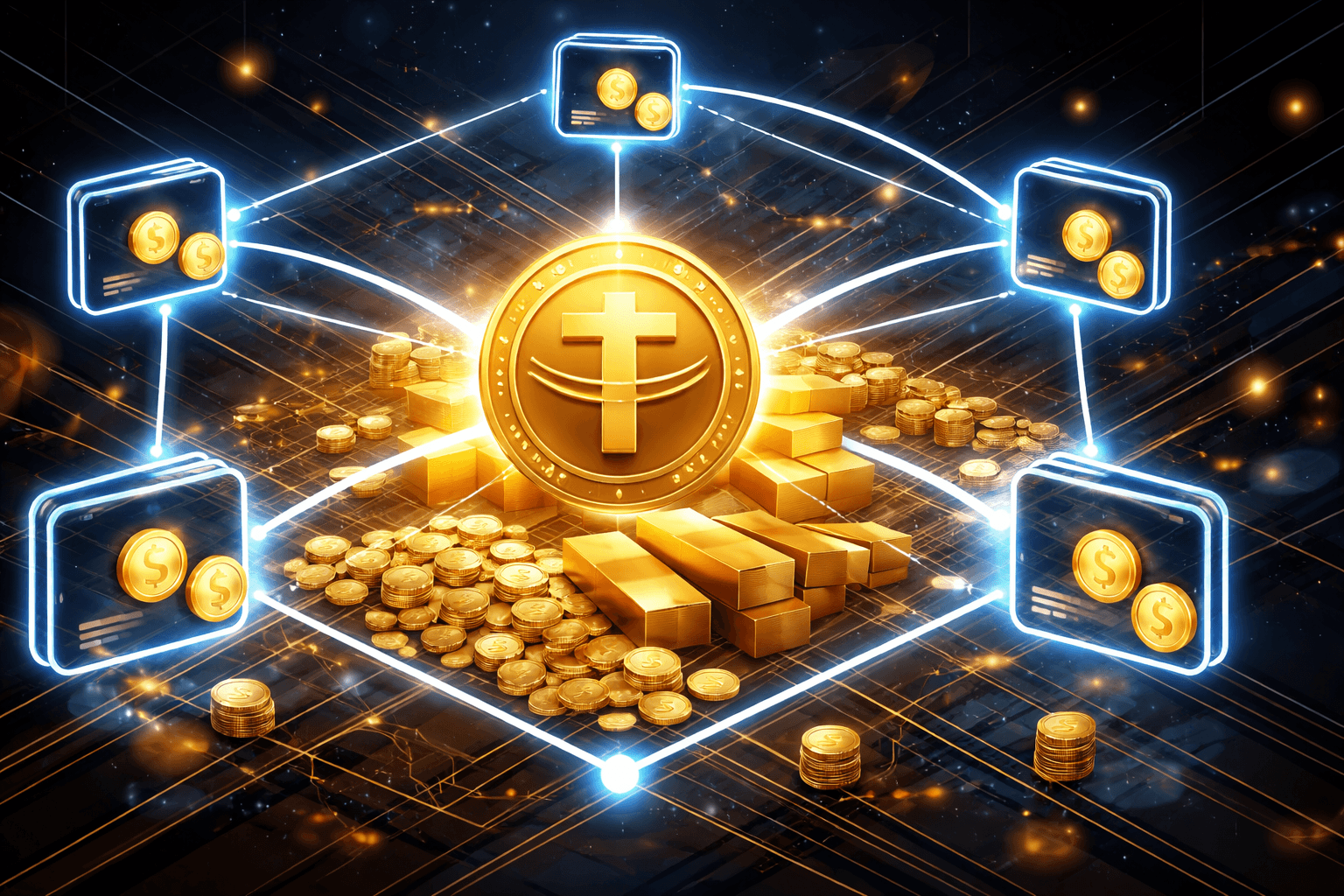 OnchainLens: Six wallets (crypto addresses) tied to one entity buy 3,102 XAUT for $13.72M