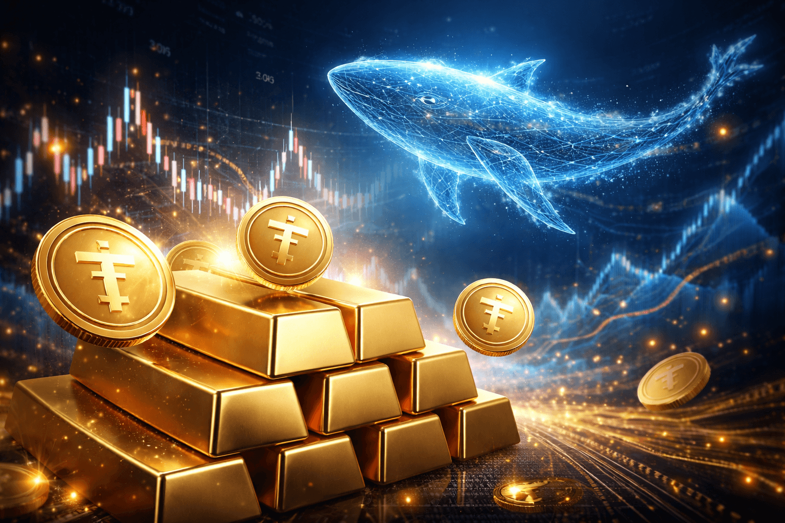 Unknown Whale Buys $14.58M in XAUT After Ethereum Losses
