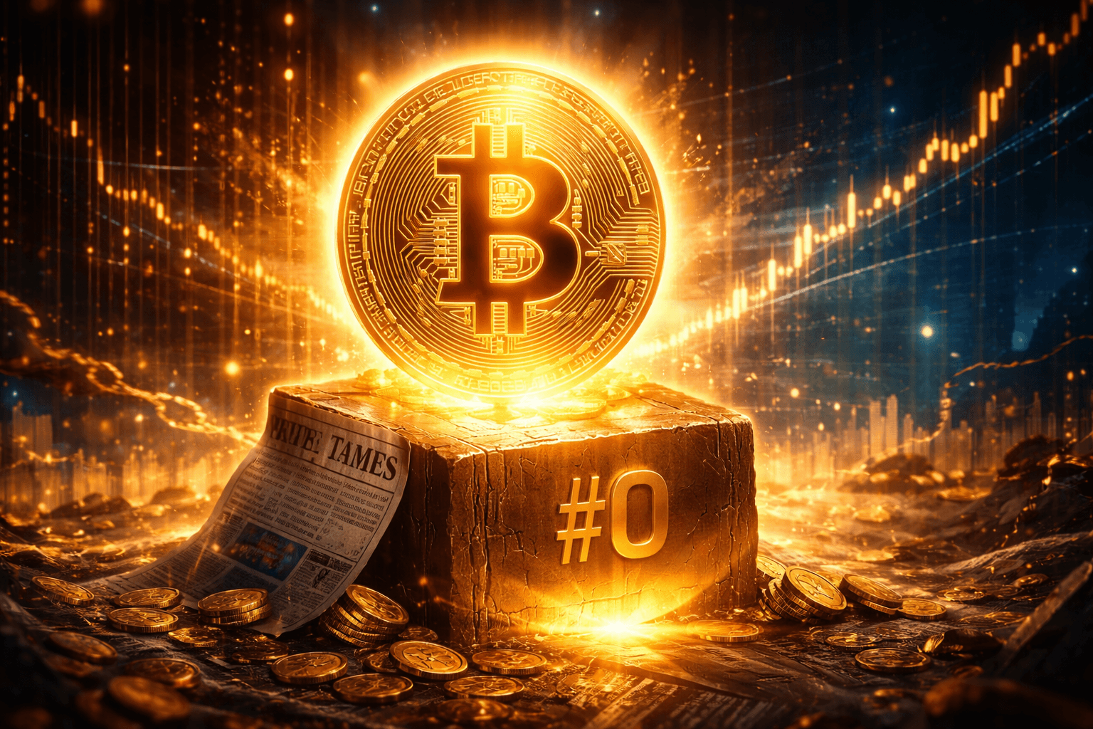 Satoshi Nakamoto Mined Bitcoin's Genesis Block (first Bitcoin block) on Jan. 3, 2009