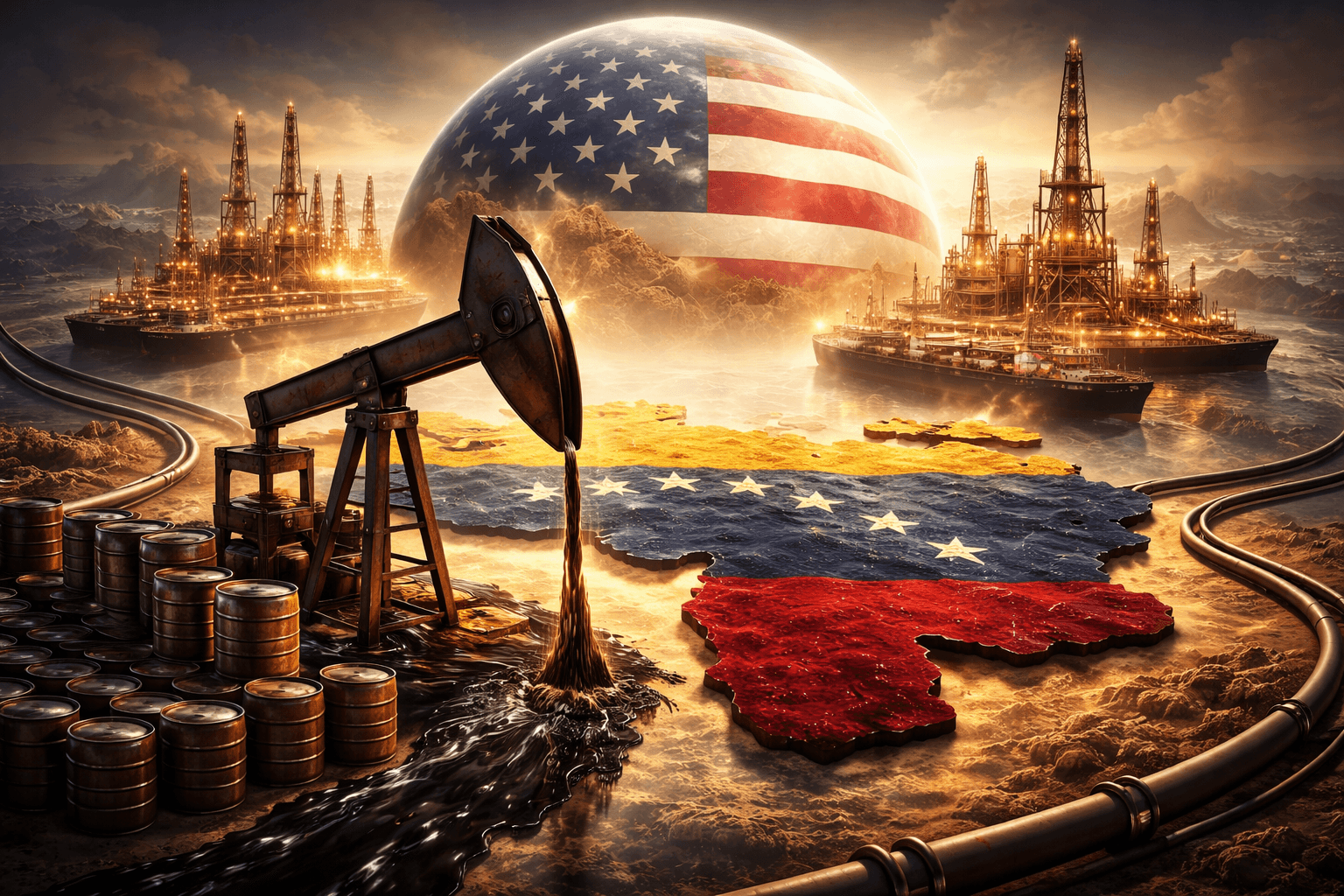 Trump Says United States Is 'Running' Venezuela as Large U.S. Oil Companies Move In