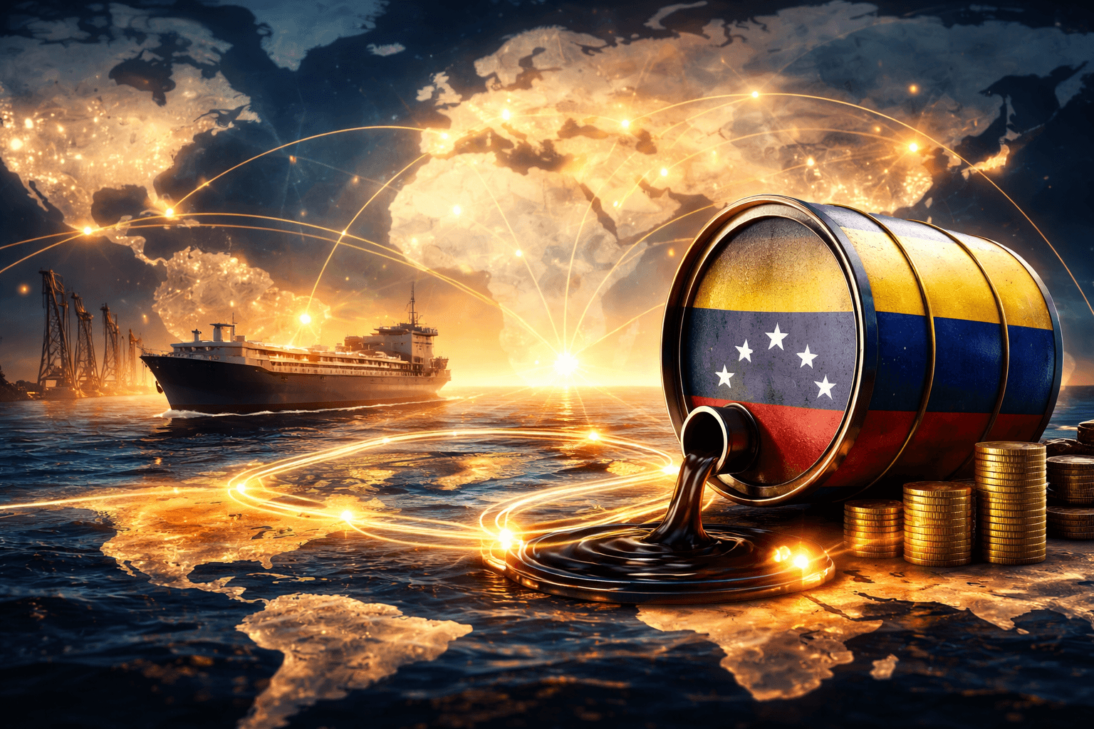 Trump Announces Plan to Sell Large Volumes of Venezuela’s Oil Internationally