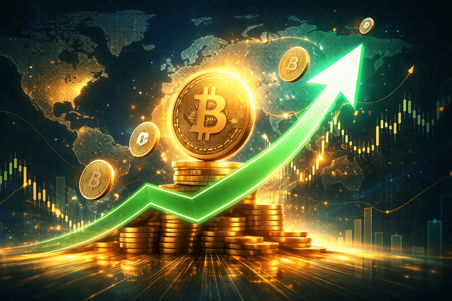 Crypto Market Cap Jumps $90 Billion Amid Global Political Developments