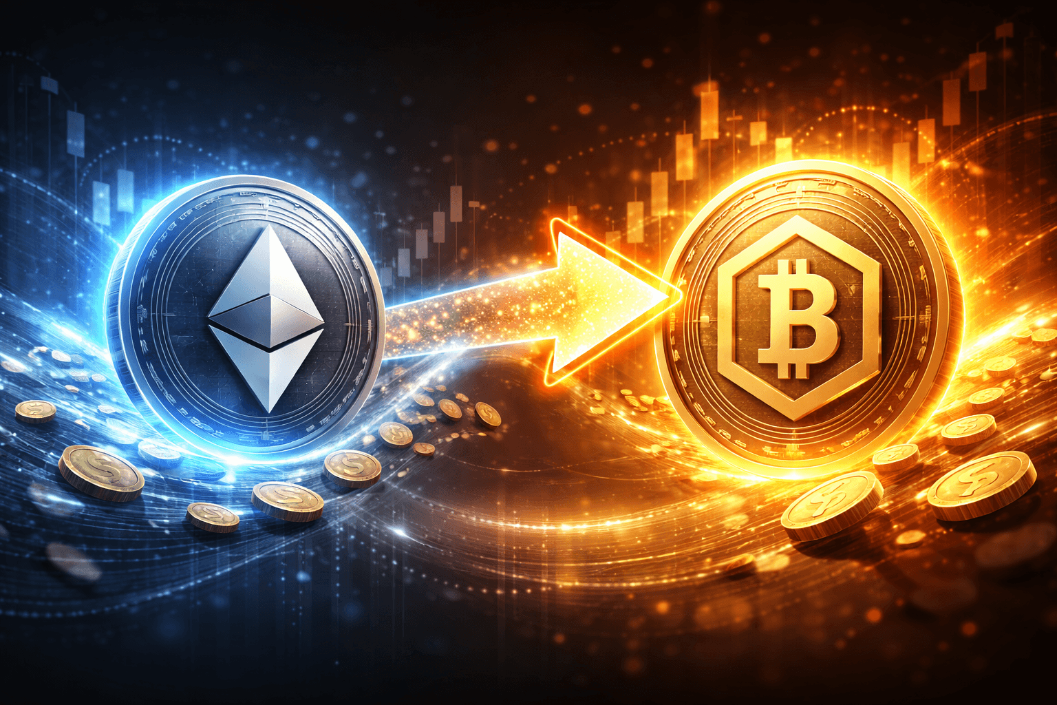 Ethereum Whale Swaps 22,344 ETH for 774.1 WBTC Worth $70 Million