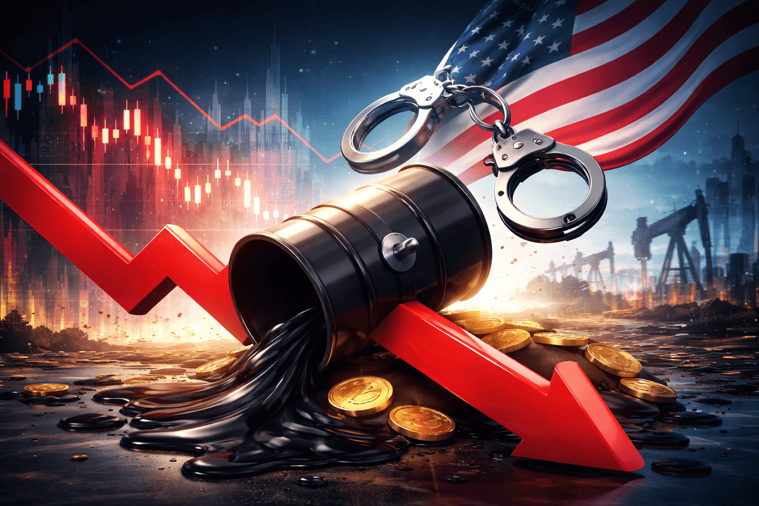 Crude Oil Prices Fall After United States Capture of Nicolás Maduro