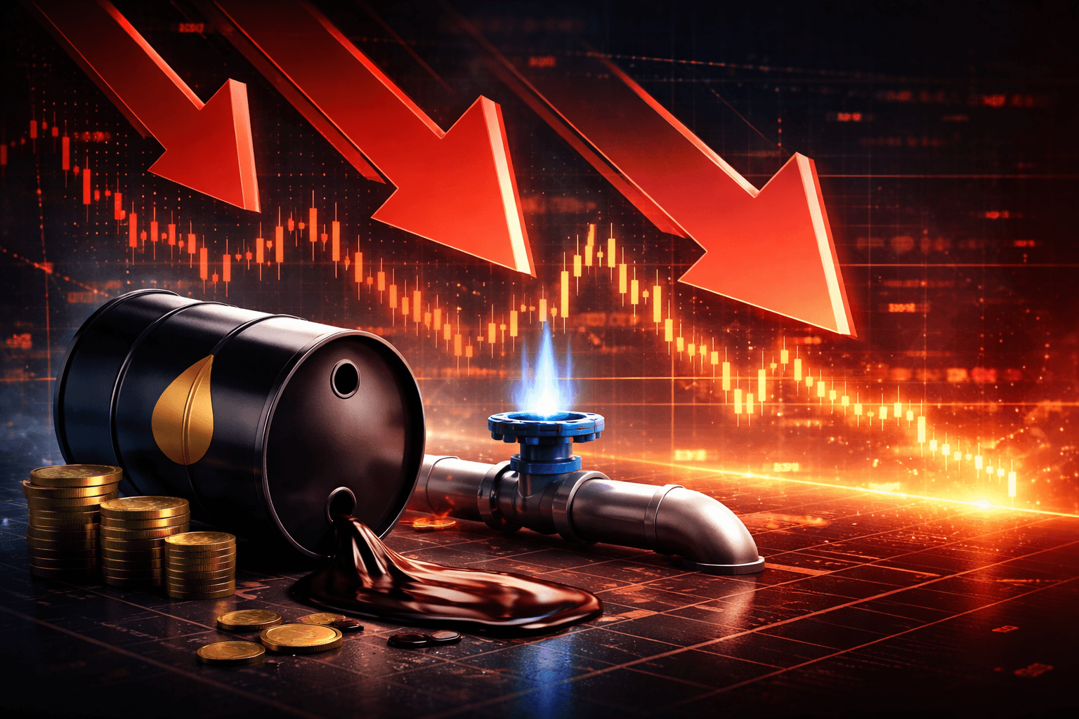 Natural Gas Falls 6% as Oil Drops Below $57 After Maduro Capture