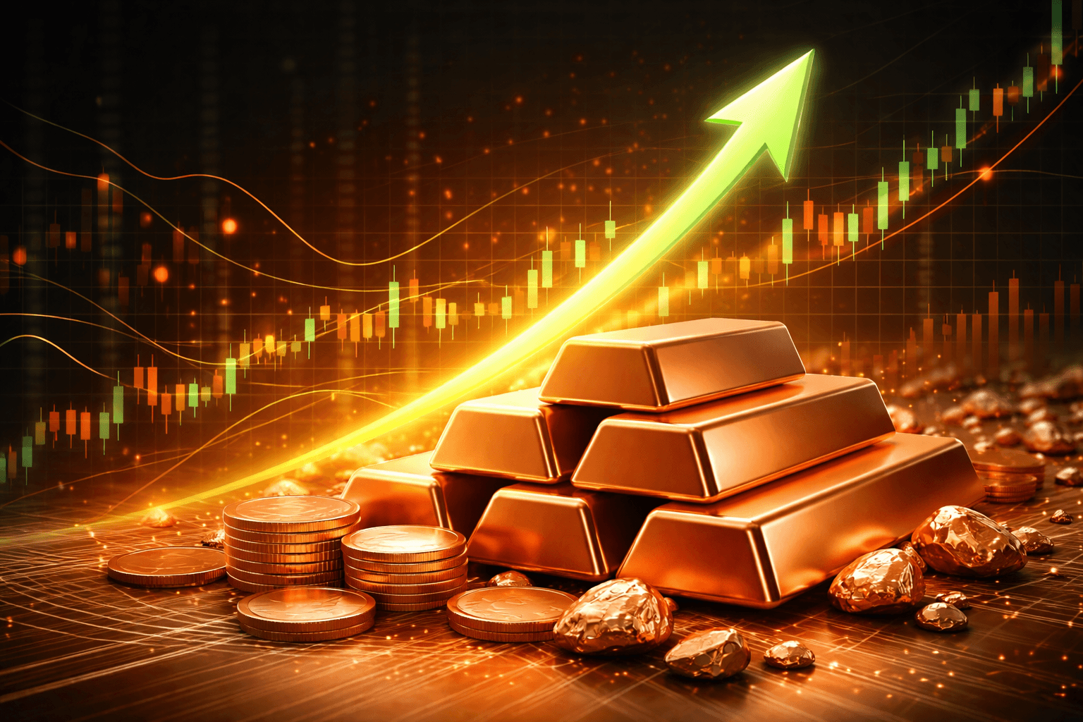 Copper Prices Surge to Record High with 4.5% Daily Gain